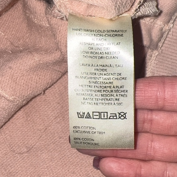 Anthropologie Beaded Bow Dusty Blush Pink Sweater Sweatshirt Small - Picture 12 of 14